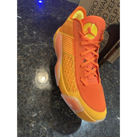 NIKE AIR JORDAN XXVIII 38 LOW "HEIRESS" TAXI-YELLOW SIZE 13 Men’s 14.5 W - Picture 6 of 12